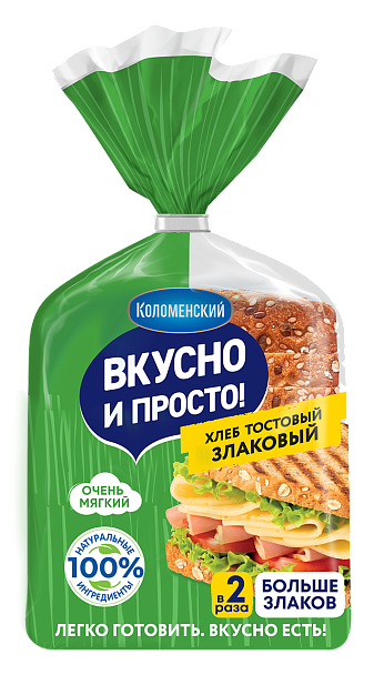 Хлеб «Тостовый» злаковый, 250 г